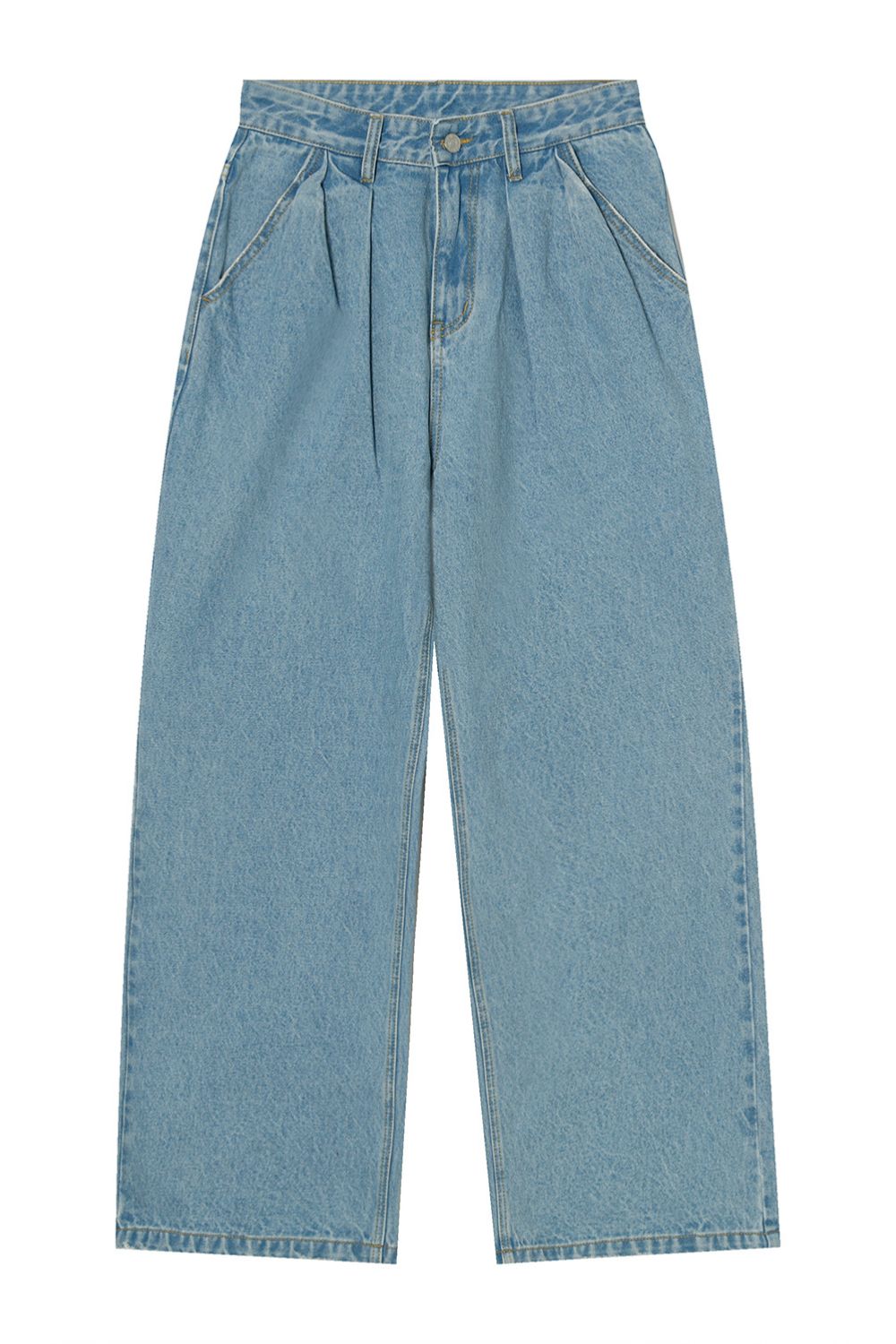 Wide Leg Jeans with Pockets