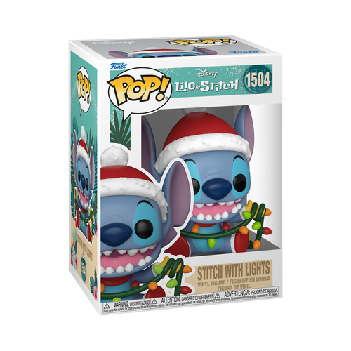 (PRE-ORDER) POP! Disney: Stitch HLDY– Stitch w/Lights