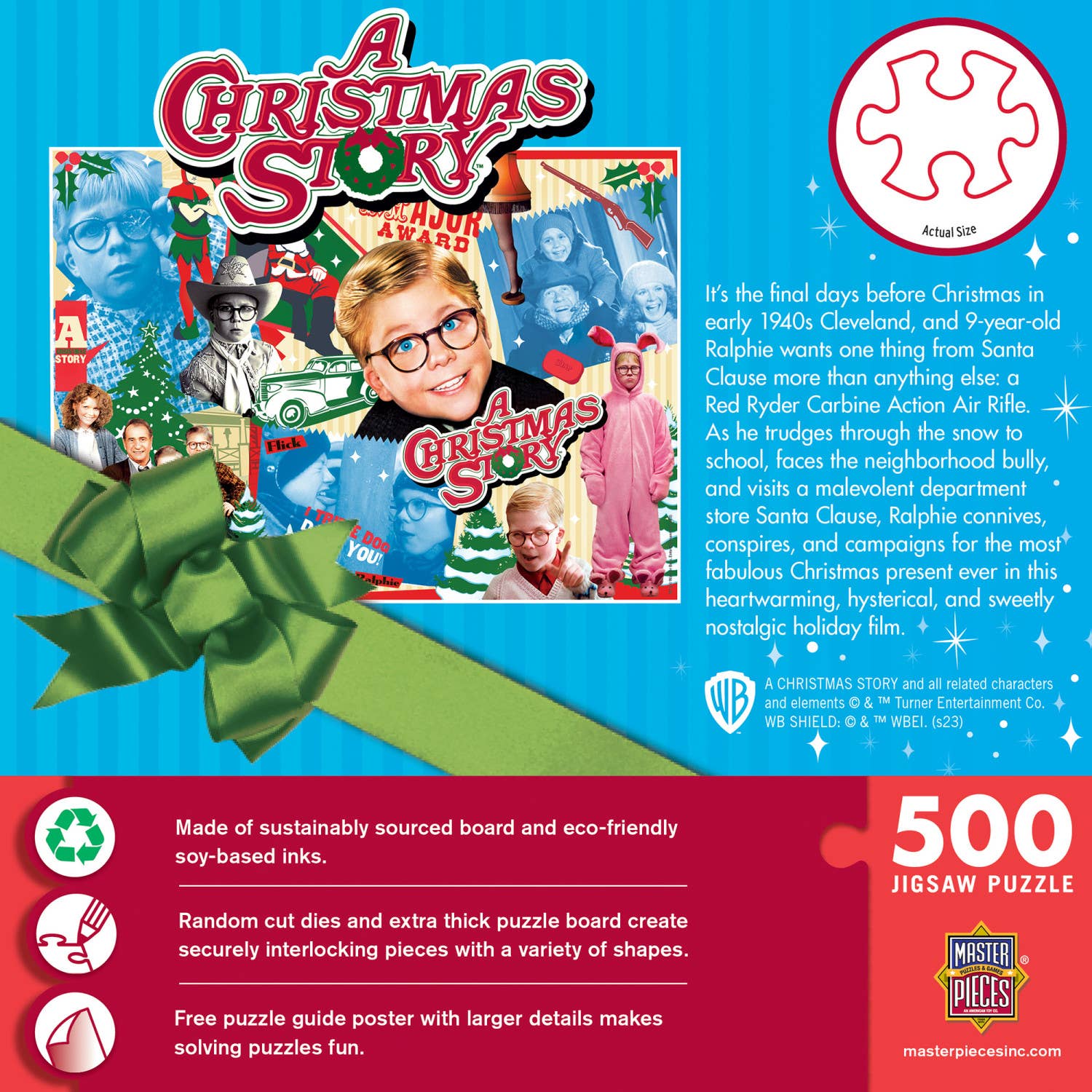 A Christmas Story 500 Piece Jigsaw Puzzle by Masterpieces Puzles
