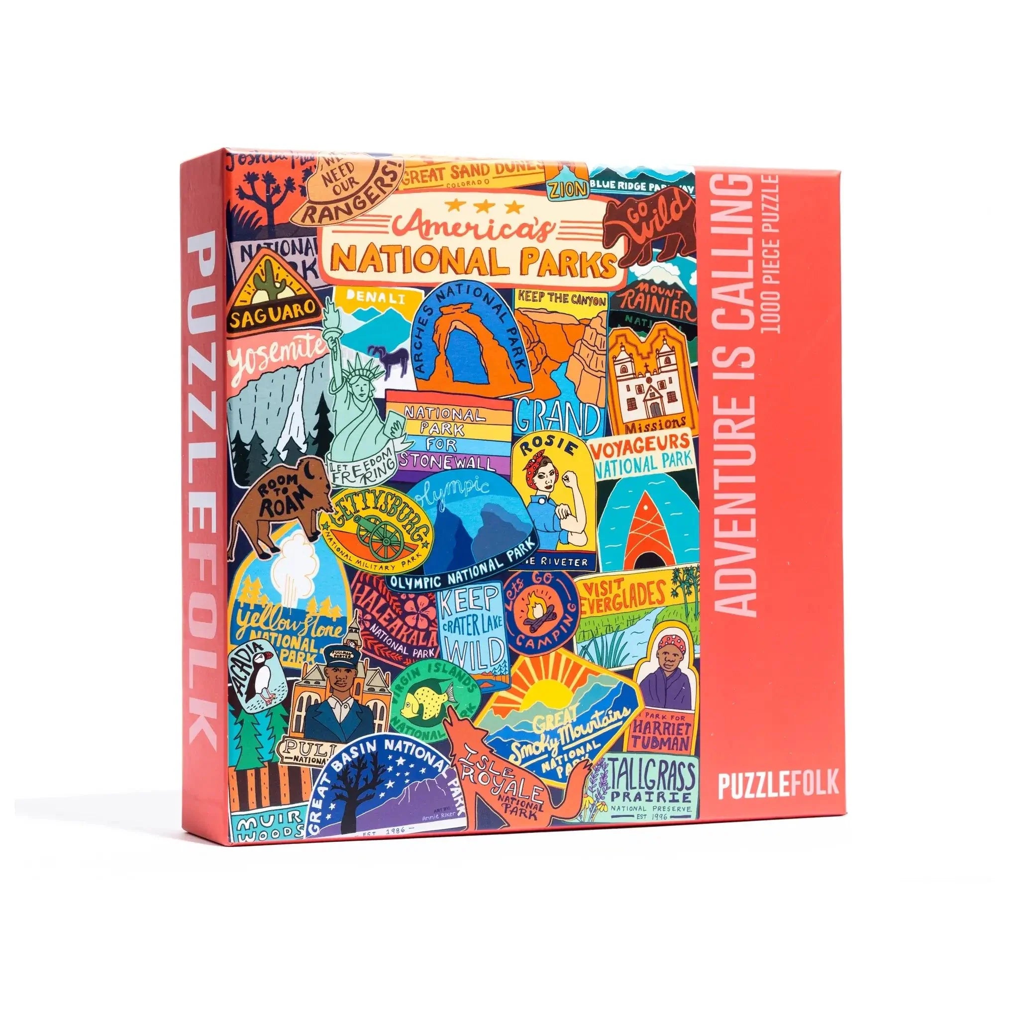Adventure is Calling 1000-Piece National Parks Puzzle by Puzzlefolk