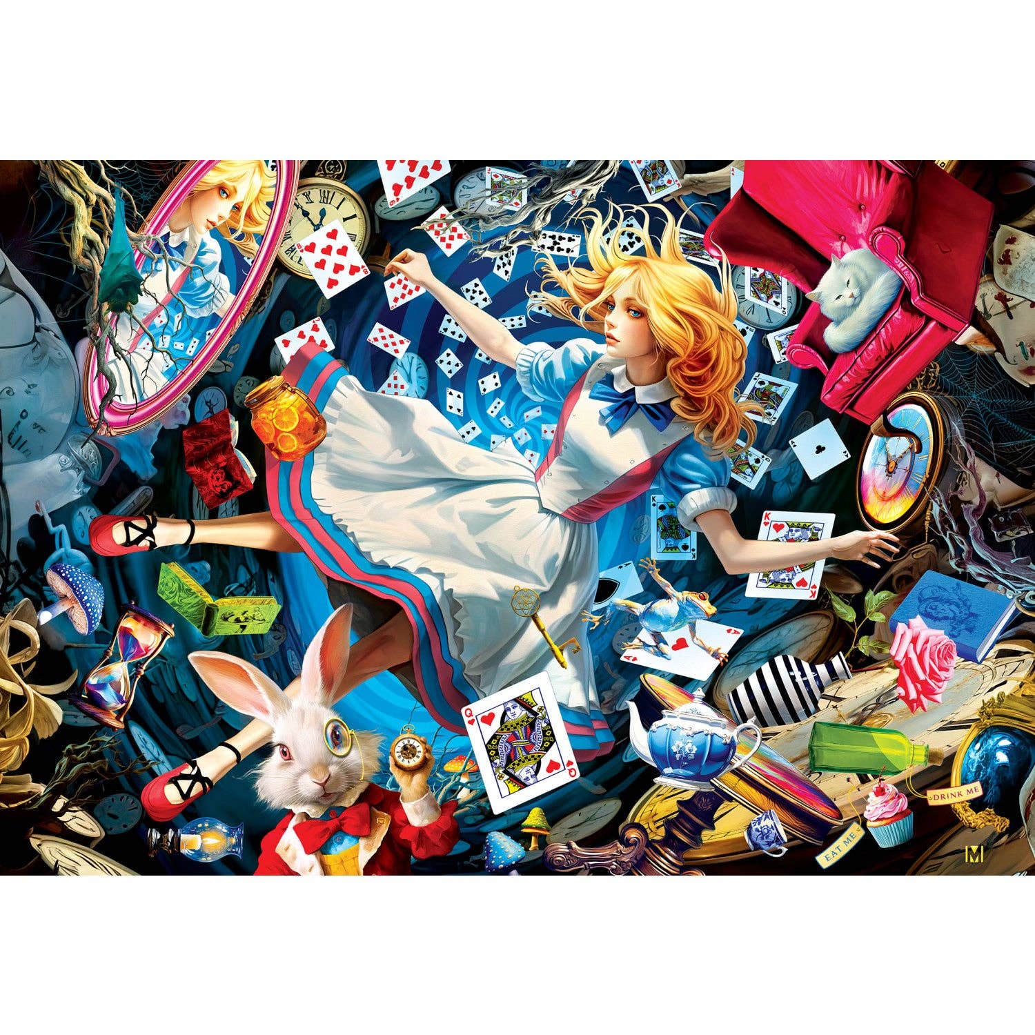 Alice in Wonderland 1000 Piece Jigsaw Puzzle with EZ Grip by Masterpieces