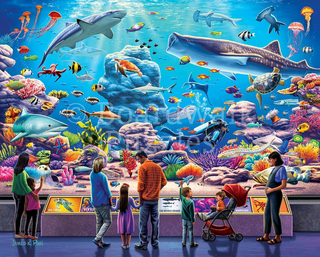 Aquarium 1000 Piece Jigsaw Puzzle | Boardwalk Puzzles