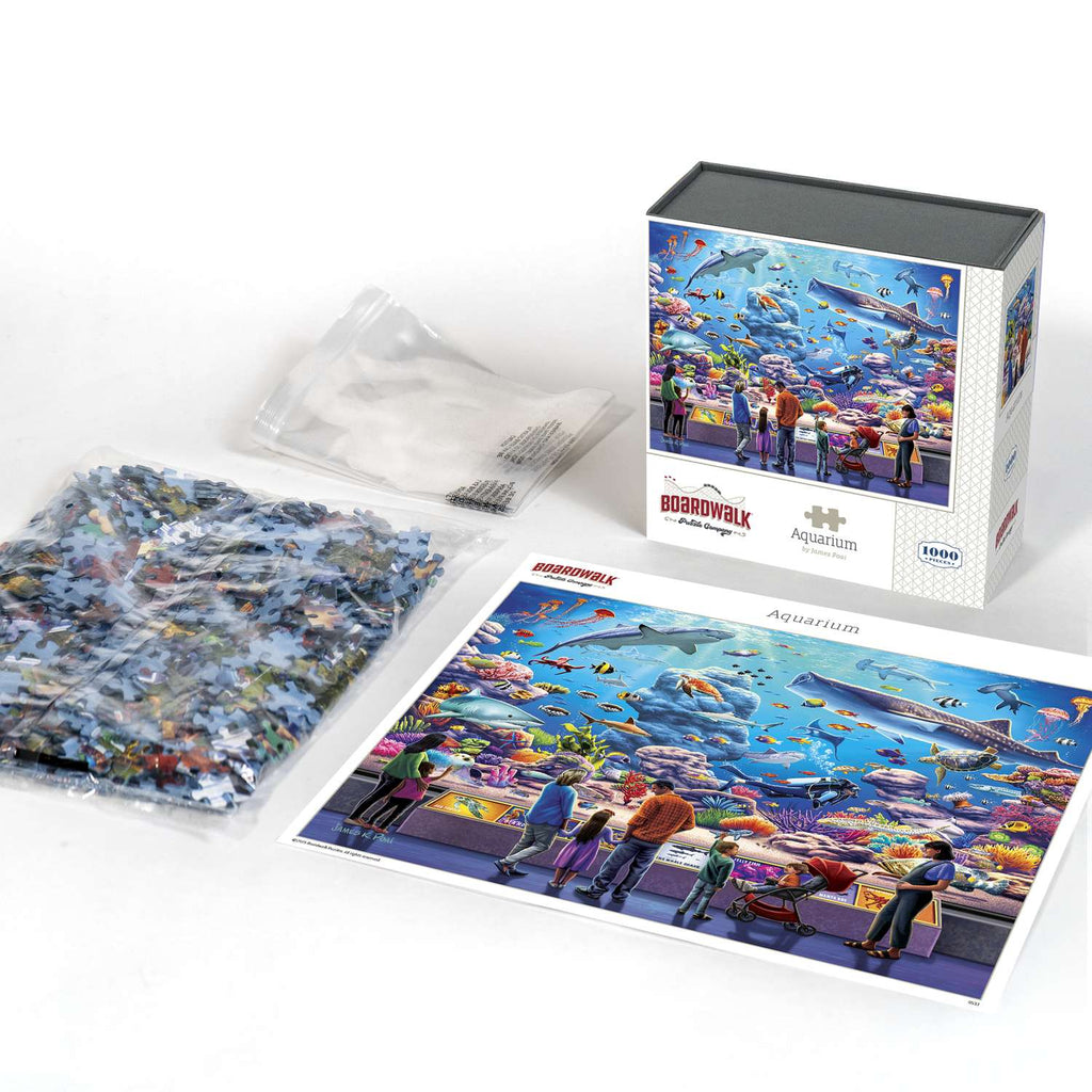 Aquarium 1000 Piece Jigsaw Puzzle | Boardwalk Puzzles
