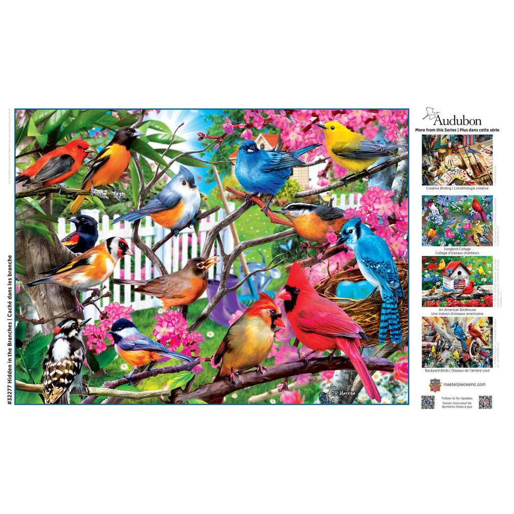 Audubon - Hidden in the Branches 300 Piece Puzzle by Masterpieces Puzzles