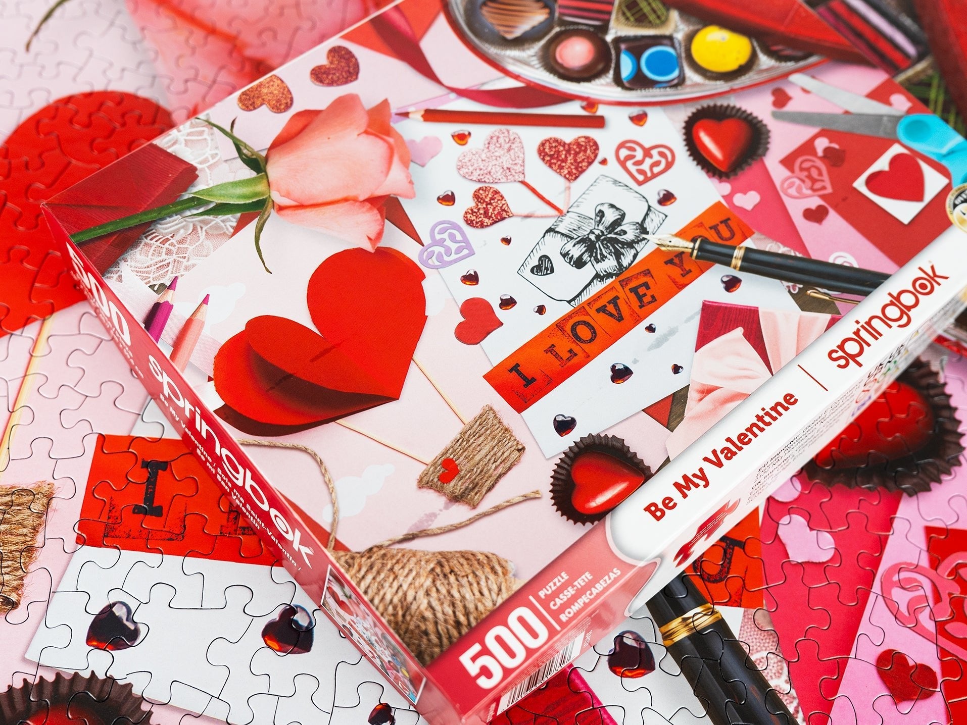 Be My Valentine 500 Piece Jigsaw Puzzle | Springbok Puzzles