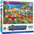 Seek & Find - Beach Bum Bliss 1000 Piece Jigsaw Puzzle | Masterpieces
