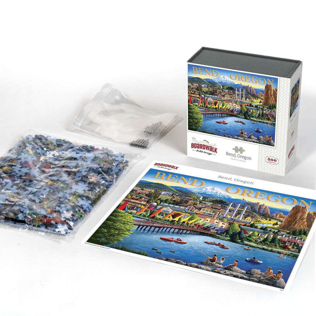 Bend, Oregon 500 Piece Jigsaw Puzzle by Boardwalk Puzzle Company