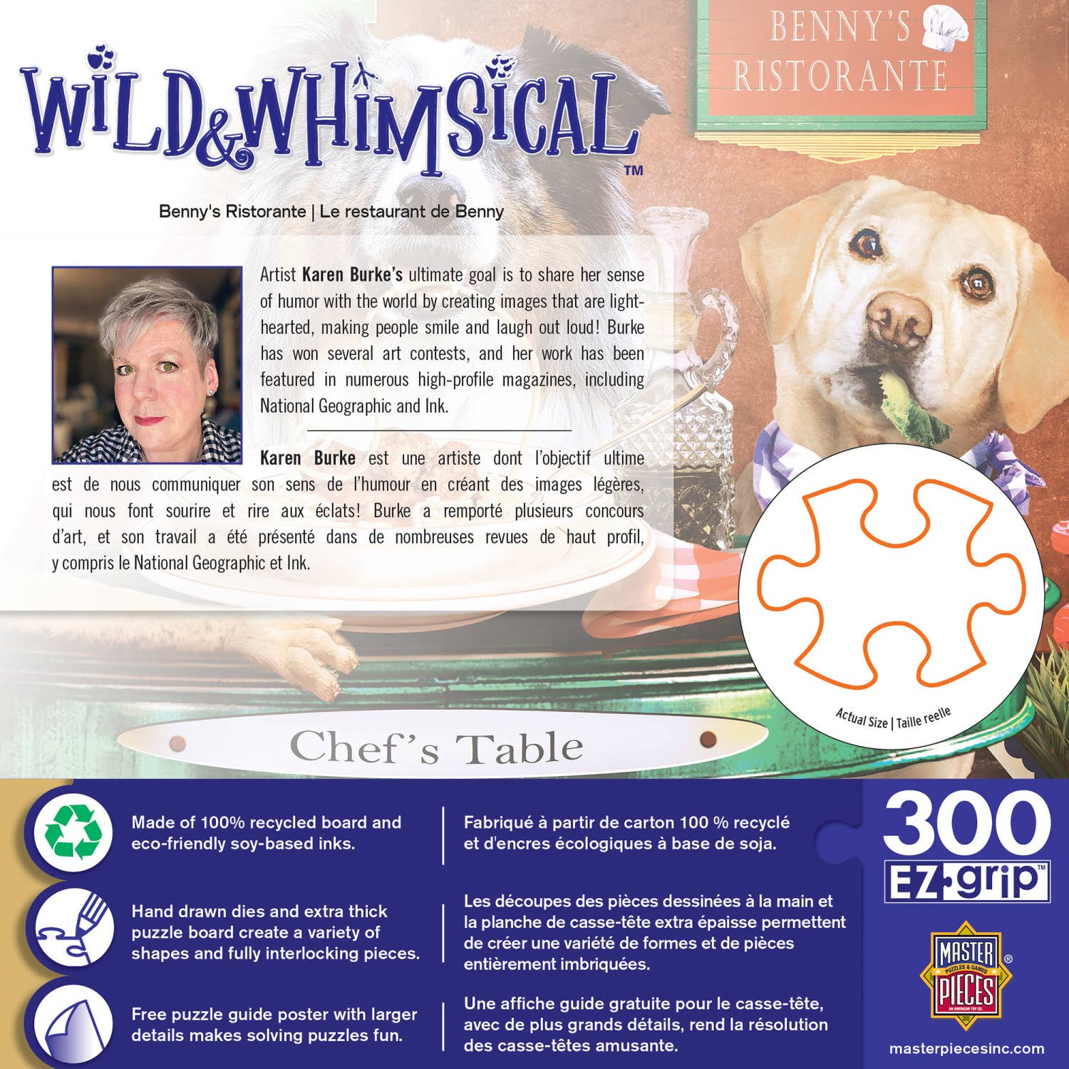 Benny's Ristorante 300 pc EZ Grip Puzzle - Wild & Whimsical | Masterpieces