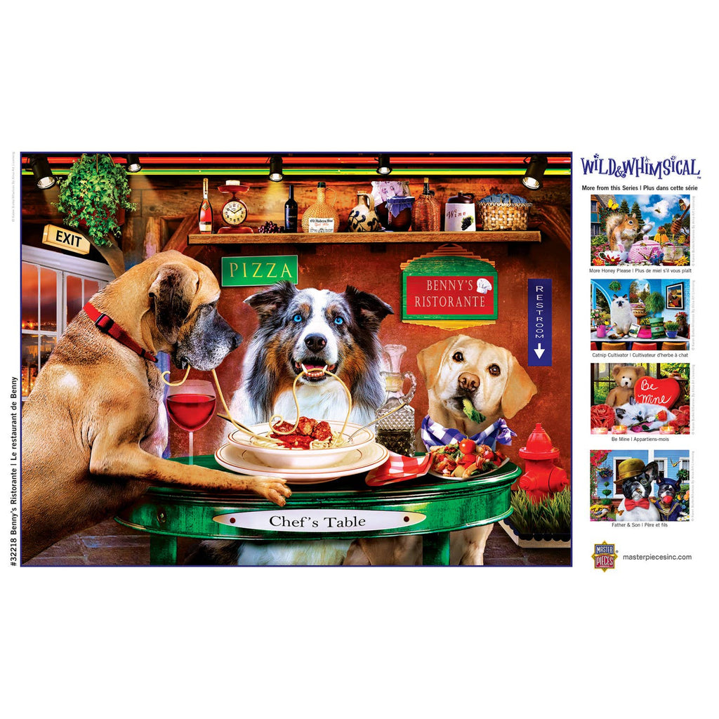 Benny's Ristorante 300 pc EZ Grip Puzzle - Wild & Whimsical | Masterpieces