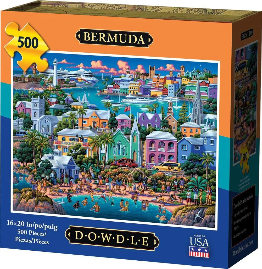 Bermuda 500 Piece Jigsaw Puzzle | Dowdle Puzzles