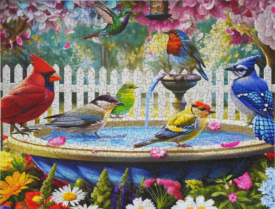 Birds Of Spring 500 Piece Jigsaw Puzzle by Springbok Puzzles