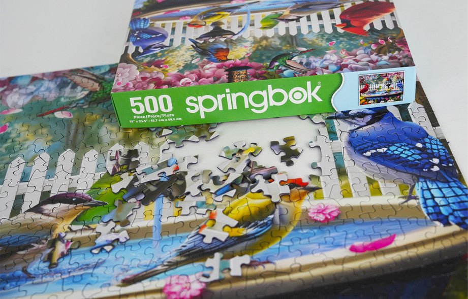 Birds Of Spring 500 Piece Jigsaw Puzzle by Springbok Puzzles