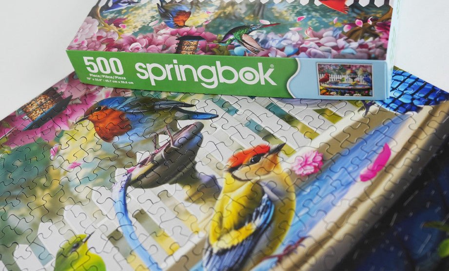 Birds Of Spring 500 Piece Jigsaw Puzzle by Springbok Puzzles