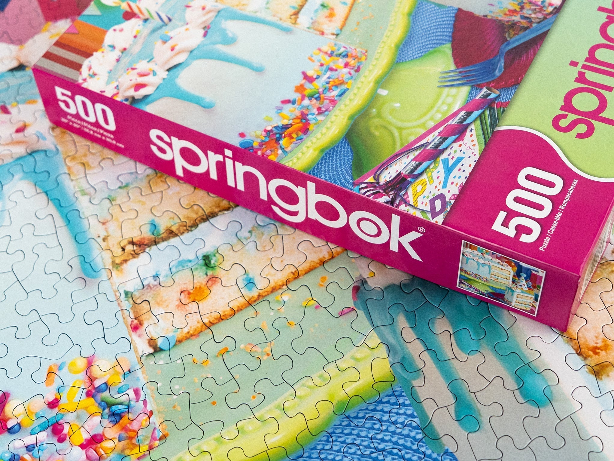 Birthday Cake 500 Piece Jigsaw Puzzle - Limited Release | Springbok Puzzles