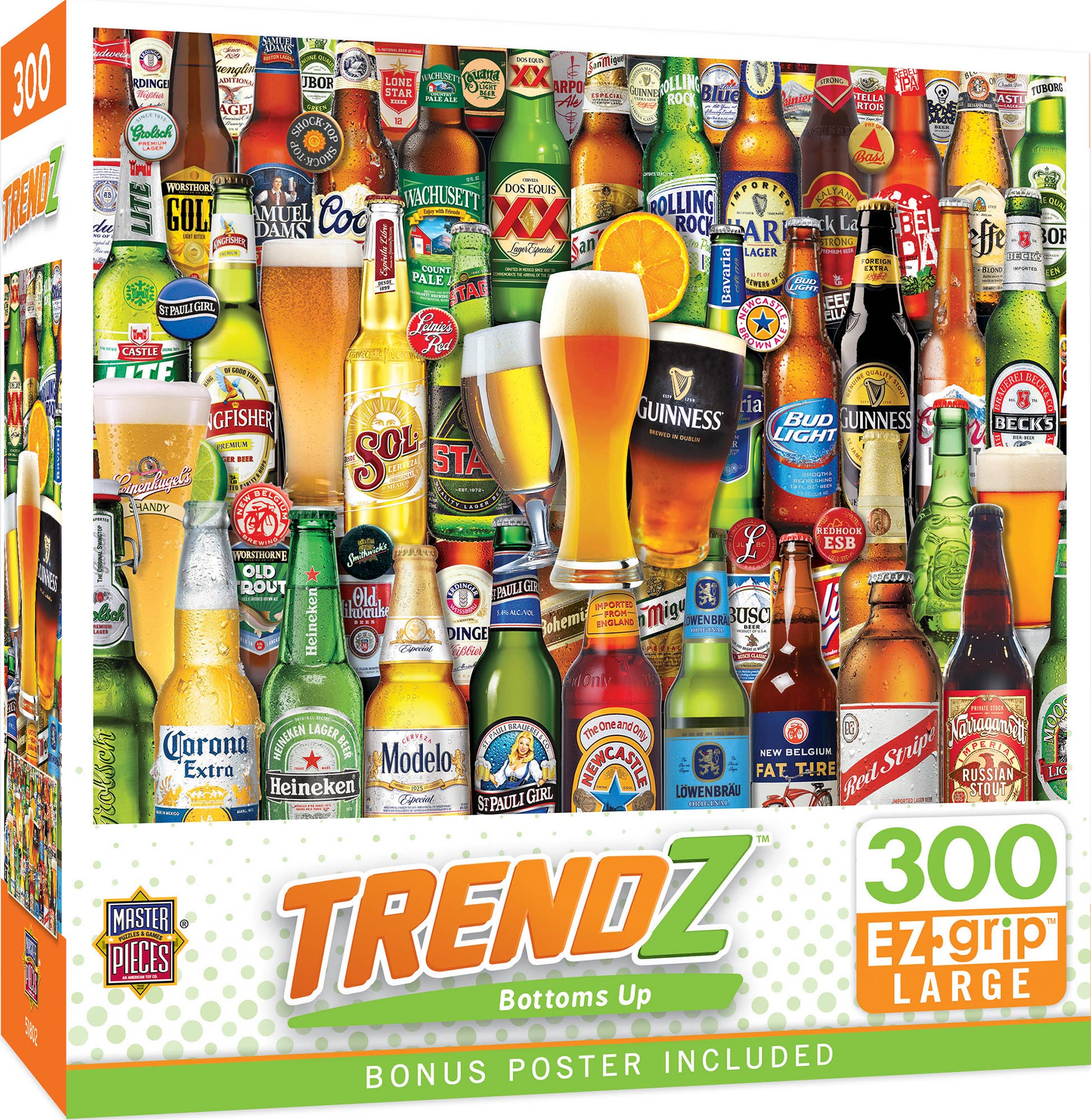 Bottoms Up 300 Piece Trendz Jigsaw Puzzle by Masterpieces