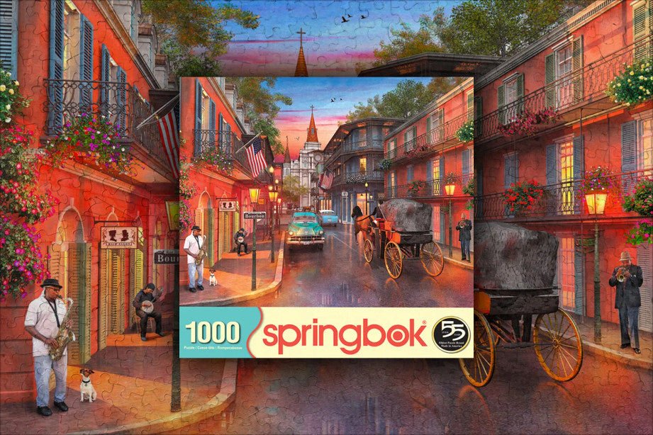Bourbon Street 1000 Piece Jigsaw Puzzle by Springbok Puzzles