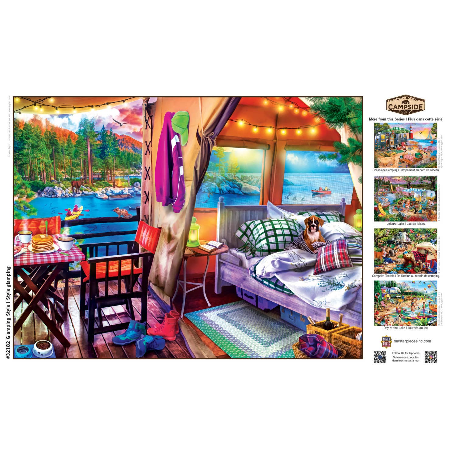 Campside - Glamping Style 300 Piece EZ Grip Puzzle by MasterPieces