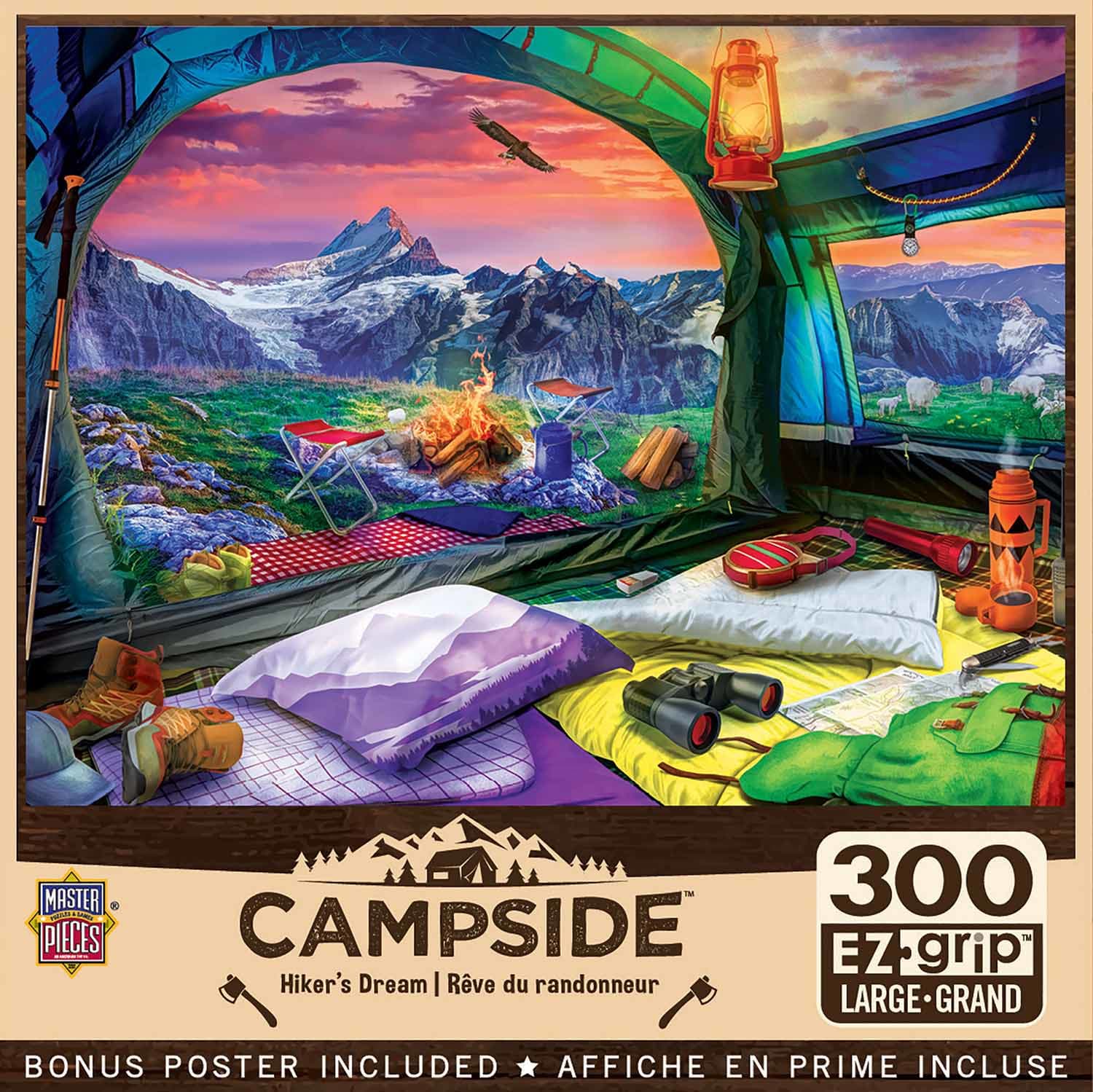Campside Hiker's Dream 300 Piece EZ Grip Jigsaw Puzzle | Masterpieces