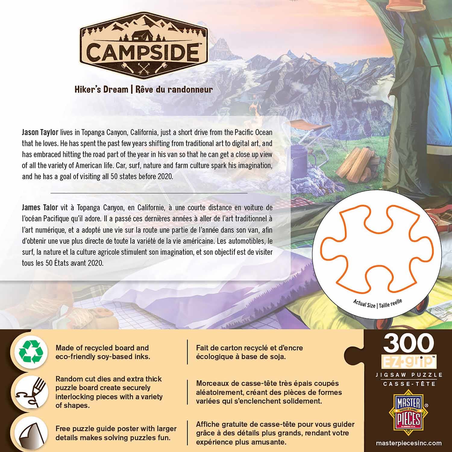 Campside Hiker's Dream 300 Piece EZ Grip Jigsaw Puzzle | Masterpieces
