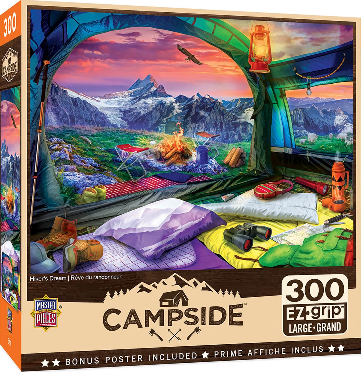 Campside Hiker's Dream 300 Piece EZ Grip Jigsaw Puzzle | Masterpieces