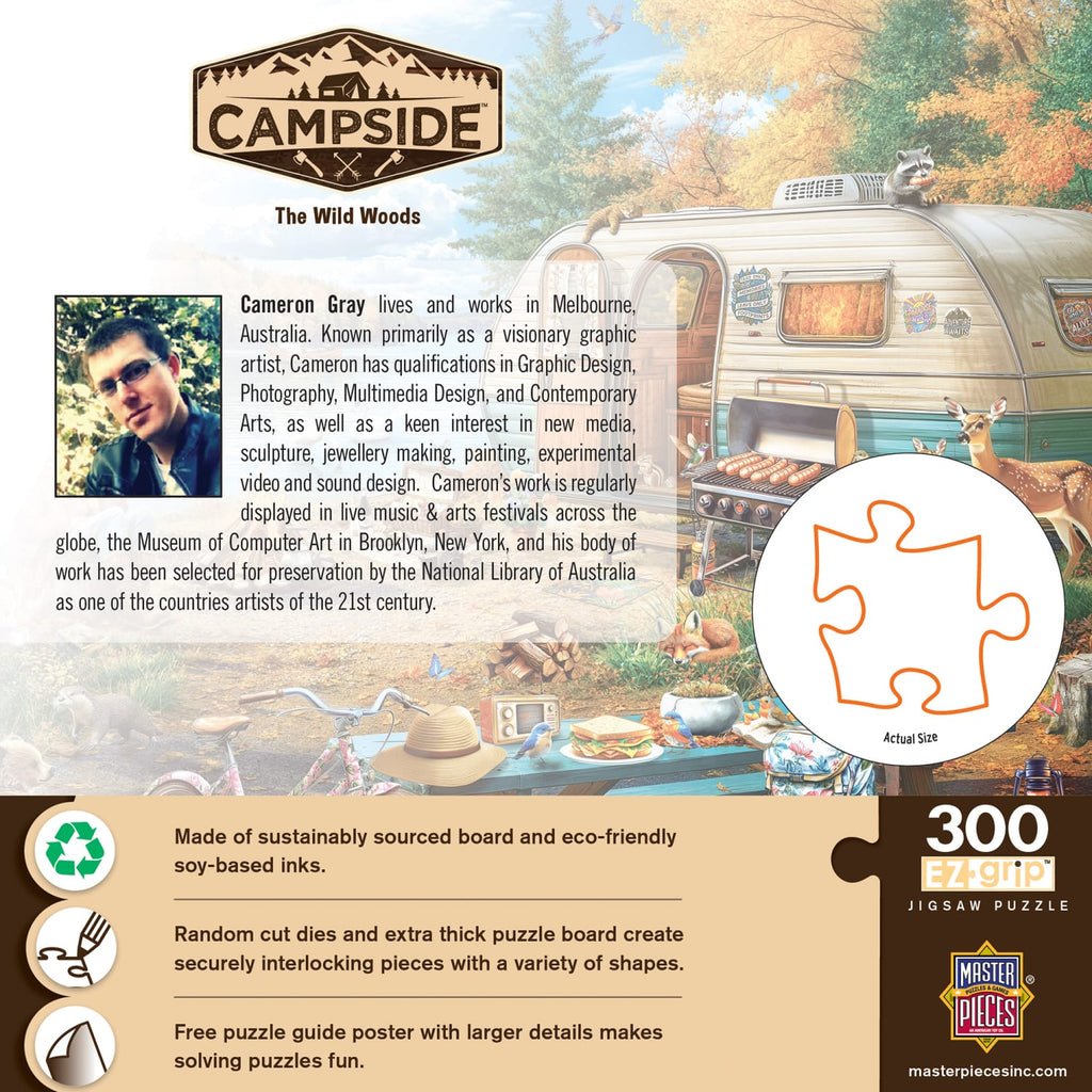 Campside The Wild Woods 300 Piece EZ Grip Jigsaw Puzzle | Masterpieces