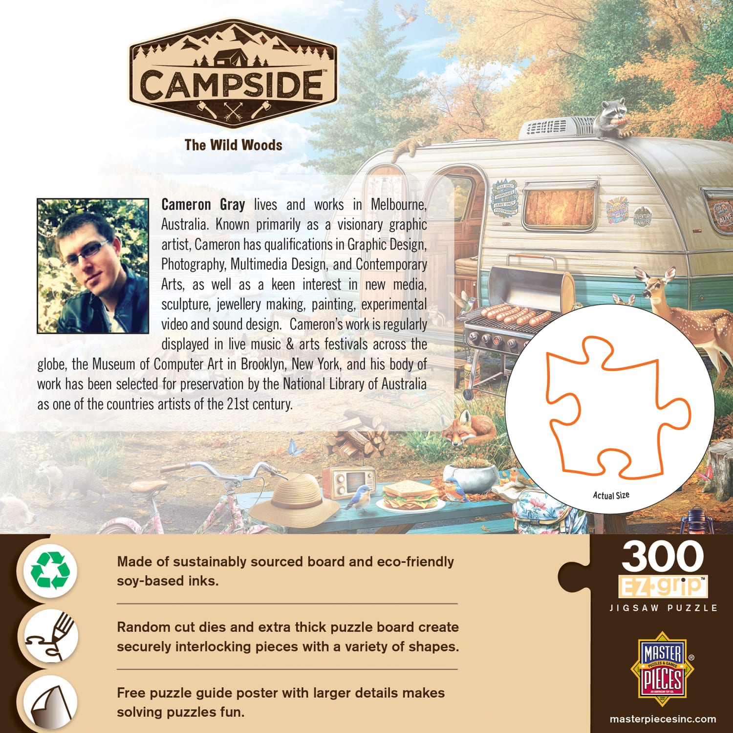 Campside The Wild Woods 300 Piece EZ Grip Jigsaw Puzzle | Masterpieces