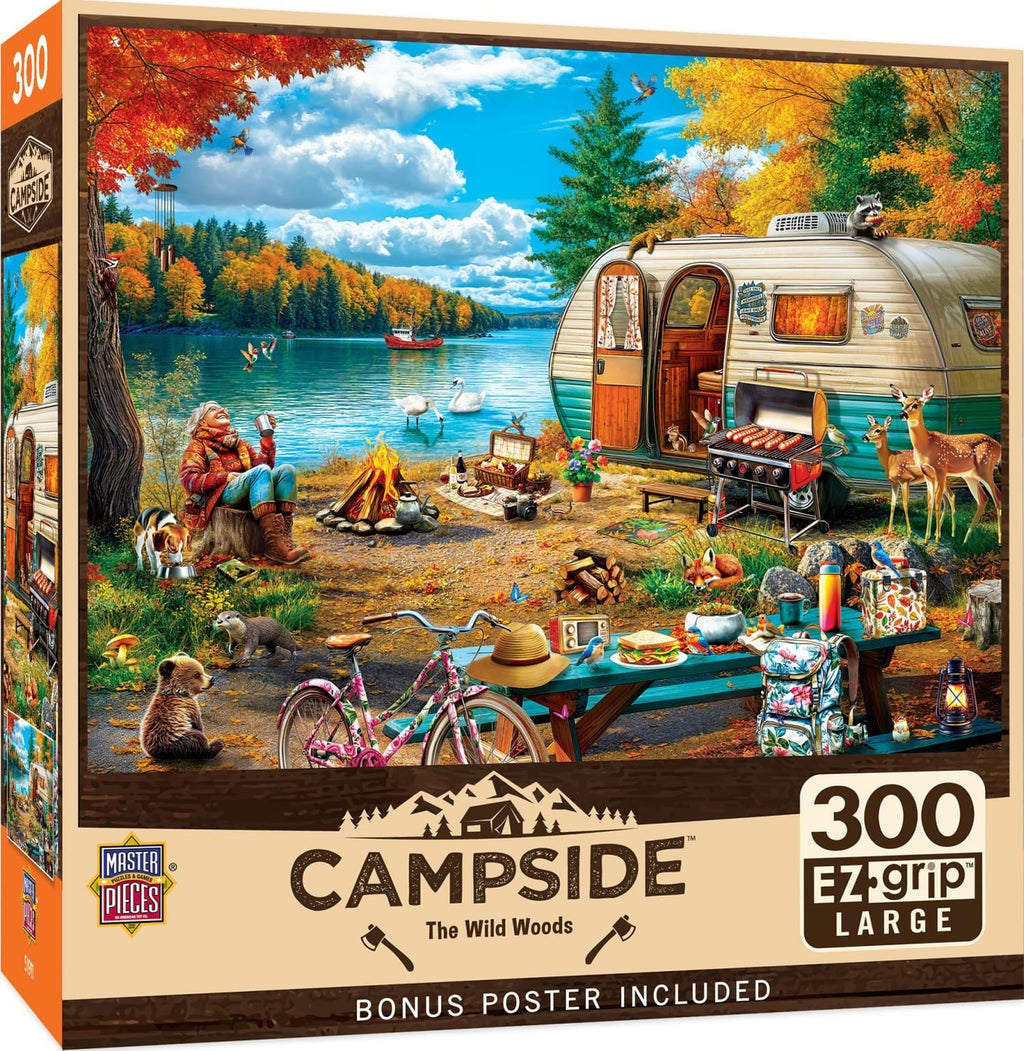 Campside The Wild Woods 300 Piece EZ Grip Jigsaw Puzzle | Masterpieces