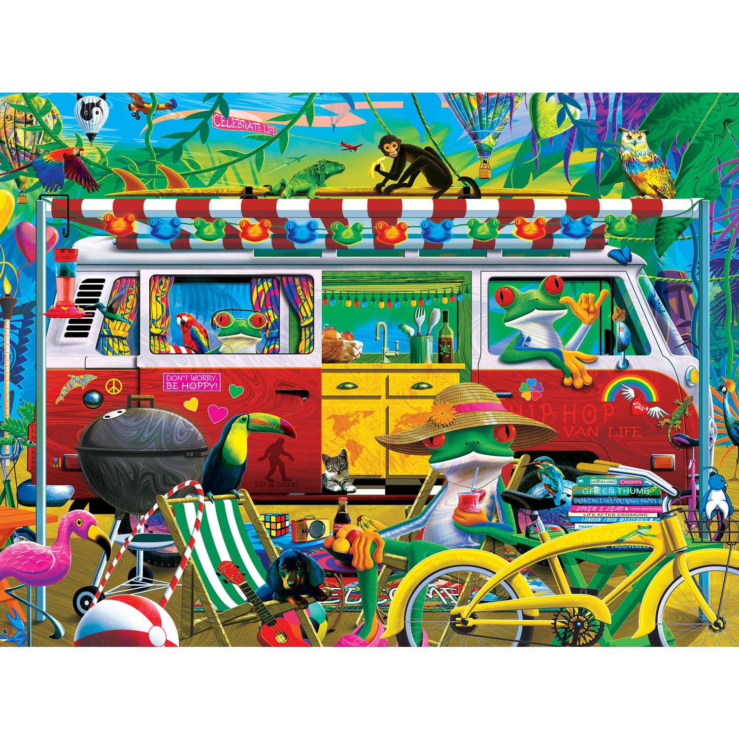 Campside - Van Life 300 Piece EZ Grip Jigsaw Puzzle by Masterpieces Puzzles