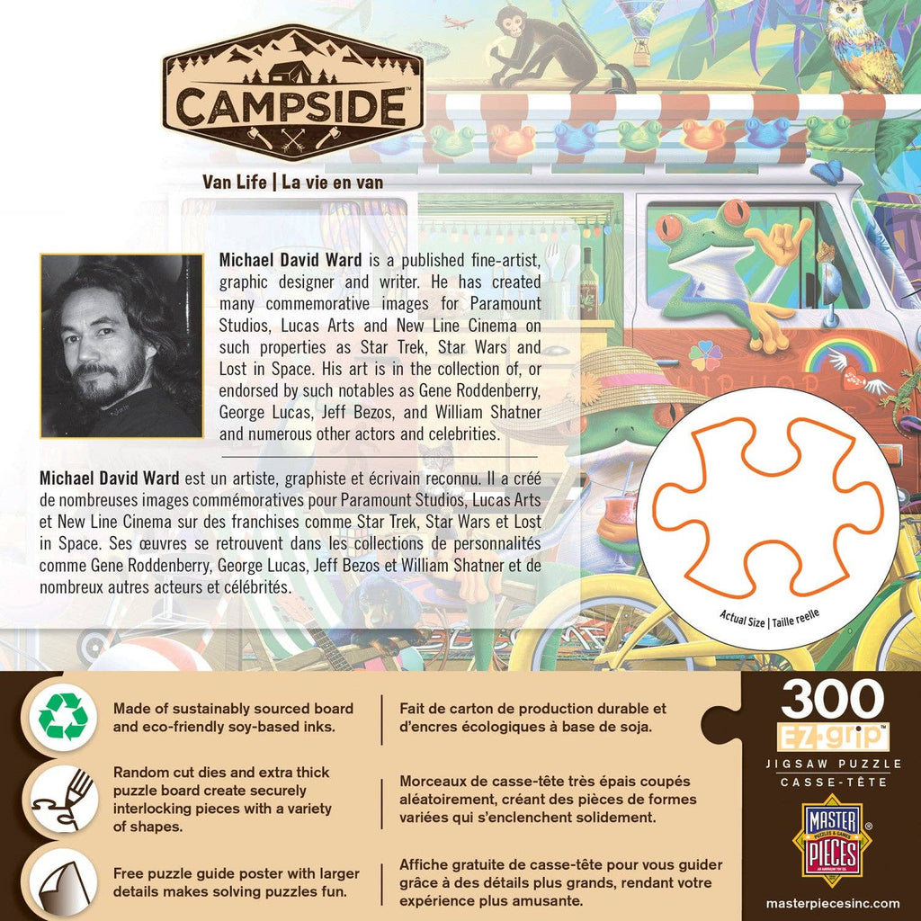 Campside - Van Life 300 Piece EZ Grip Jigsaw Puzzle by Masterpieces Puzzles