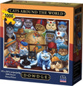 Cats Around The World 1000 Piece Jigsaw Puzzle by Dowdle Puzzles
