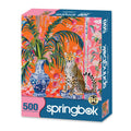 Cheetah and Ginger Jar 500 Piece Jigsaw Puzzle | Springbok Puzzles