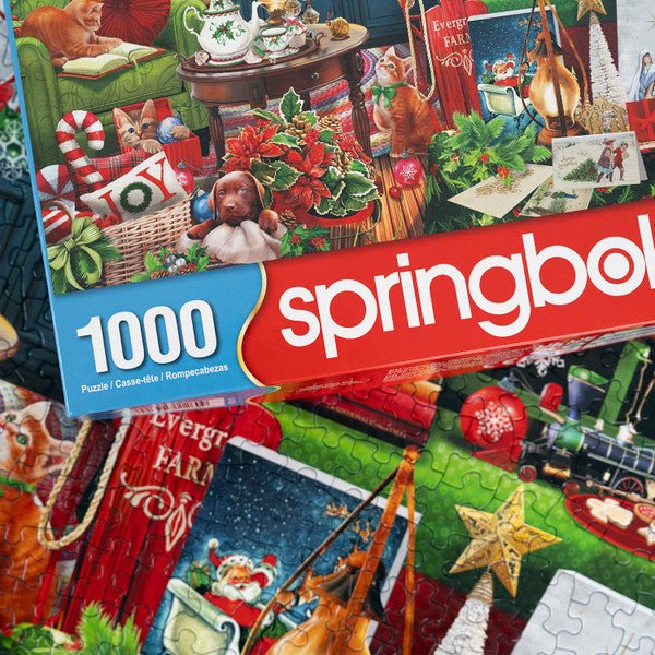 Christmas Boutique 1000 Piece Jigsaw Puzzle by Springbok Puzzles