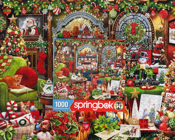 Christmas Boutique 1000 Piece Jigsaw Puzzle by Springbok Puzzles