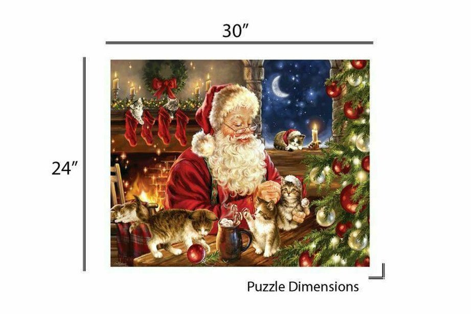 Christmas Kittens 1000 Piece Jigsaw Puzzle by Springbok Puzzles - A fun Cat Puzzles