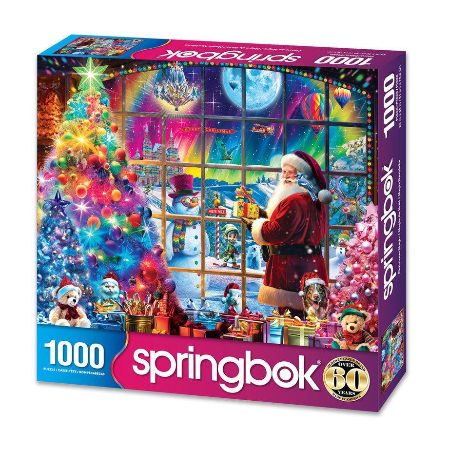 Christmas Magic 1000 Piece Jigsaw Puzzle by Springbok Puzzles - Whimsical Holiday Puzzle