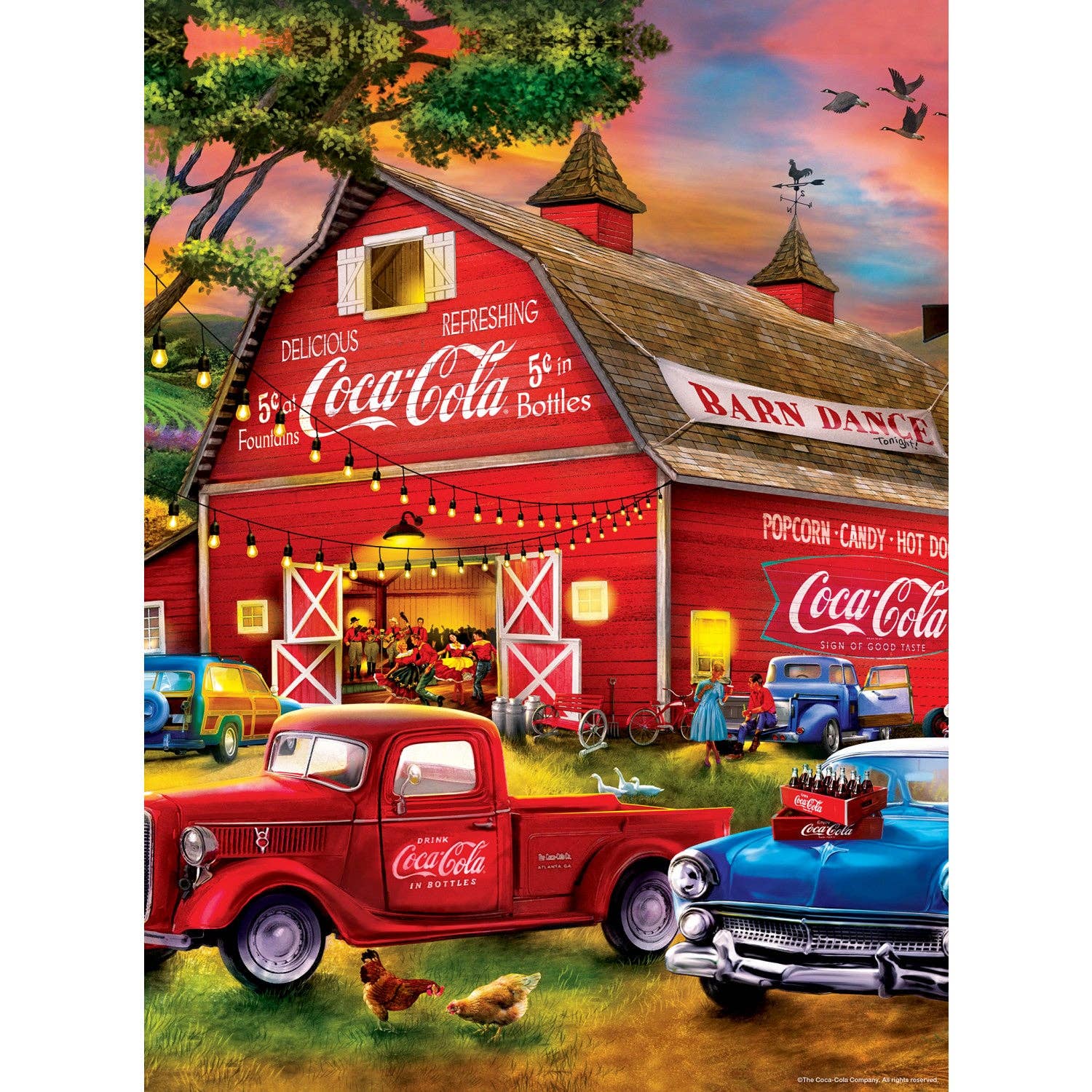 Coca-Cola - 500 Piece Jigsaw Puzzles 3 Pack by Masterpieces Puzzles