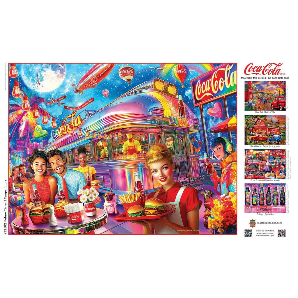 Coca-Cola - Future Times 300 Piece EZ Grip Jigsaw Puzzle | Masterpieces Puzzles