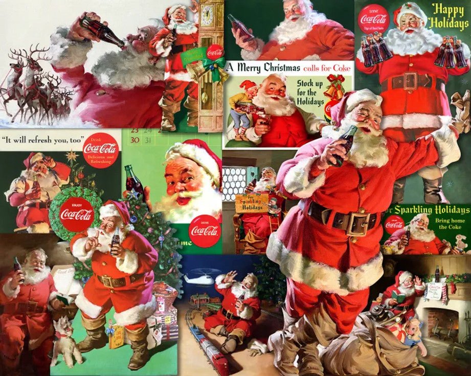 Coca-Cola Sparkling Holidays 500 Piece Jigsaw Puzzle by Springbok Puzzles