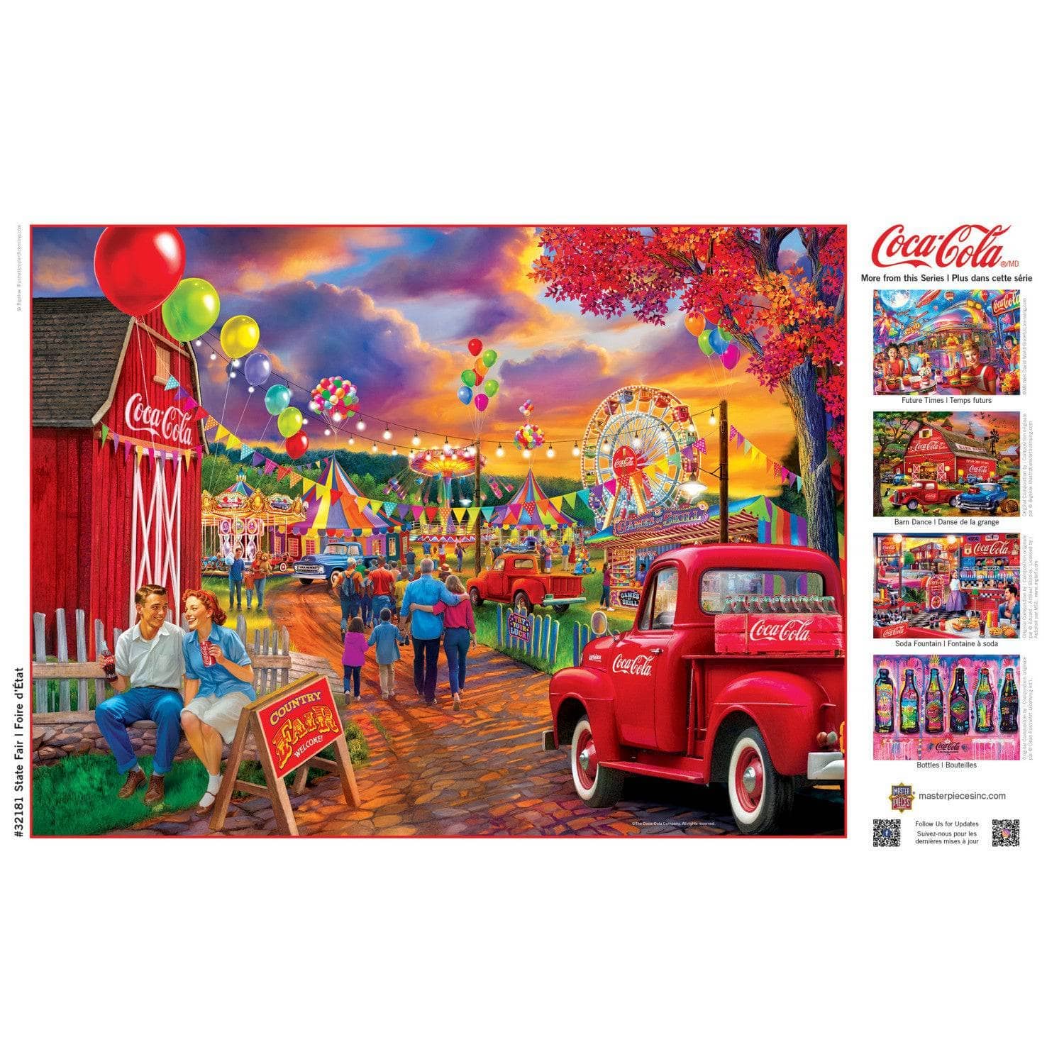 Coca-Cola State Fair 300 Piece Jigsaw Puzzle | Masterpieces Puzzles