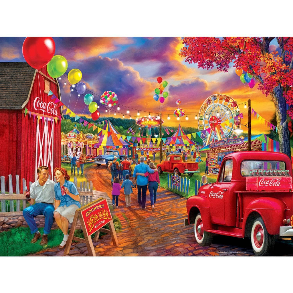 Coca-Cola State Fair 300 Piece Jigsaw Puzzle | Masterpieces Puzzles