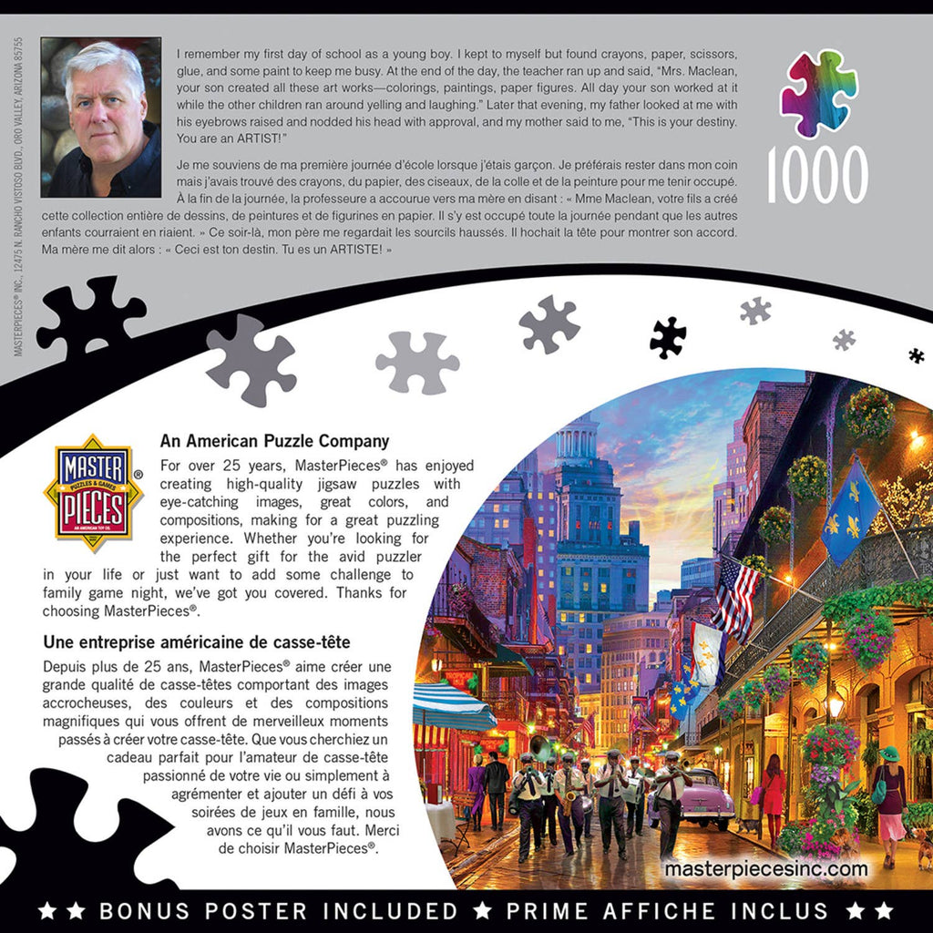 Colorscapes - New Orleans Style 1000 Piece Puzzle by Masterpieces Puzzles