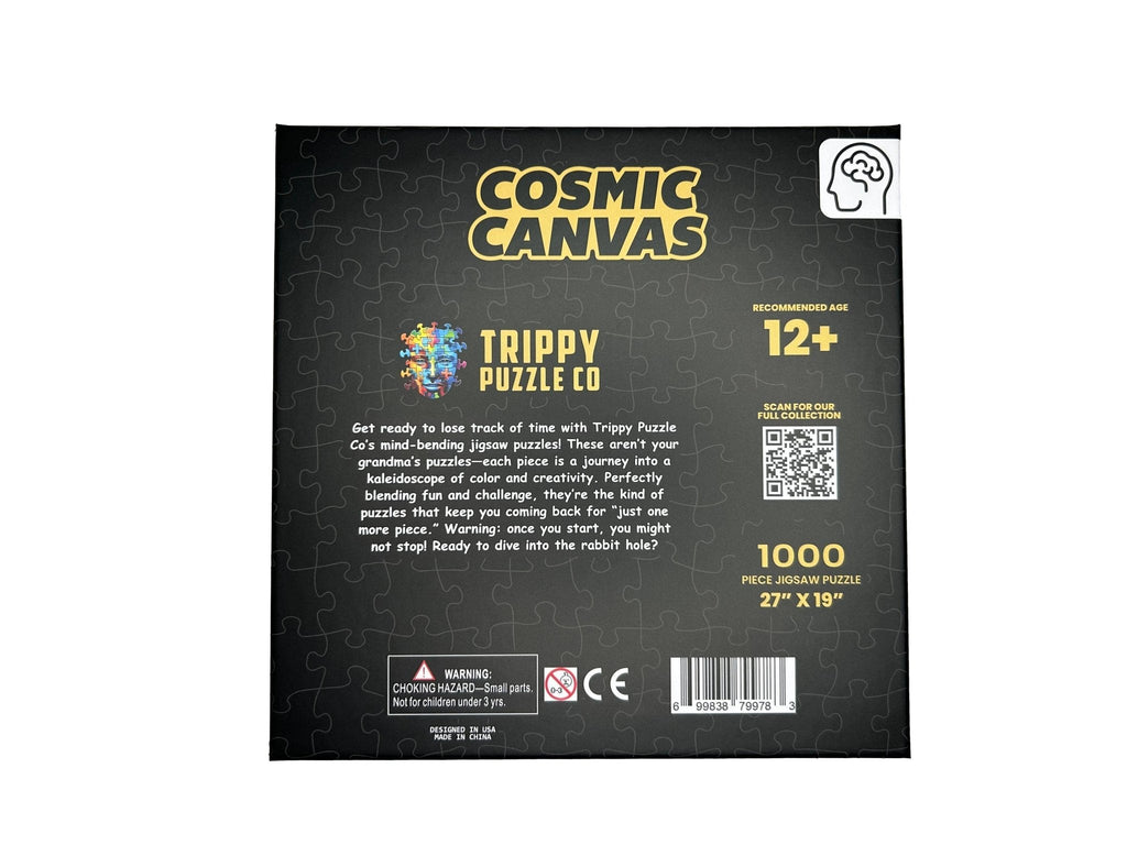 Cosmic Canvas 1000 Piece Jigsaw Puzzle | Trippy Puzzle Co