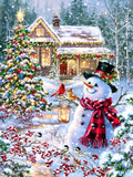 Cottage in the Snow 1000 Piece Jigsaw Puzzle by Springbok Puzzles
