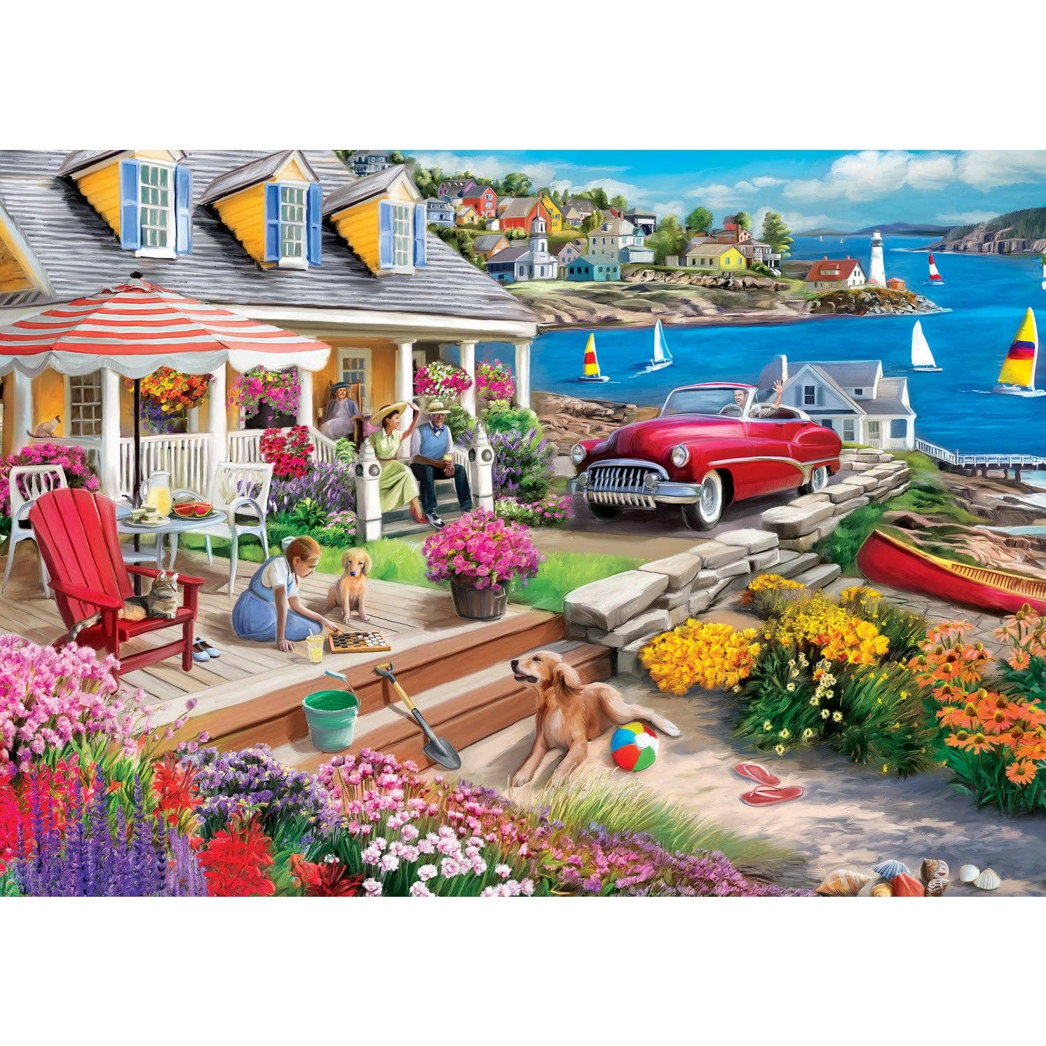 Country Escapes - Timeless Summer 500 Piece Jigsaw Puzzle | Masterpieces Puzzles