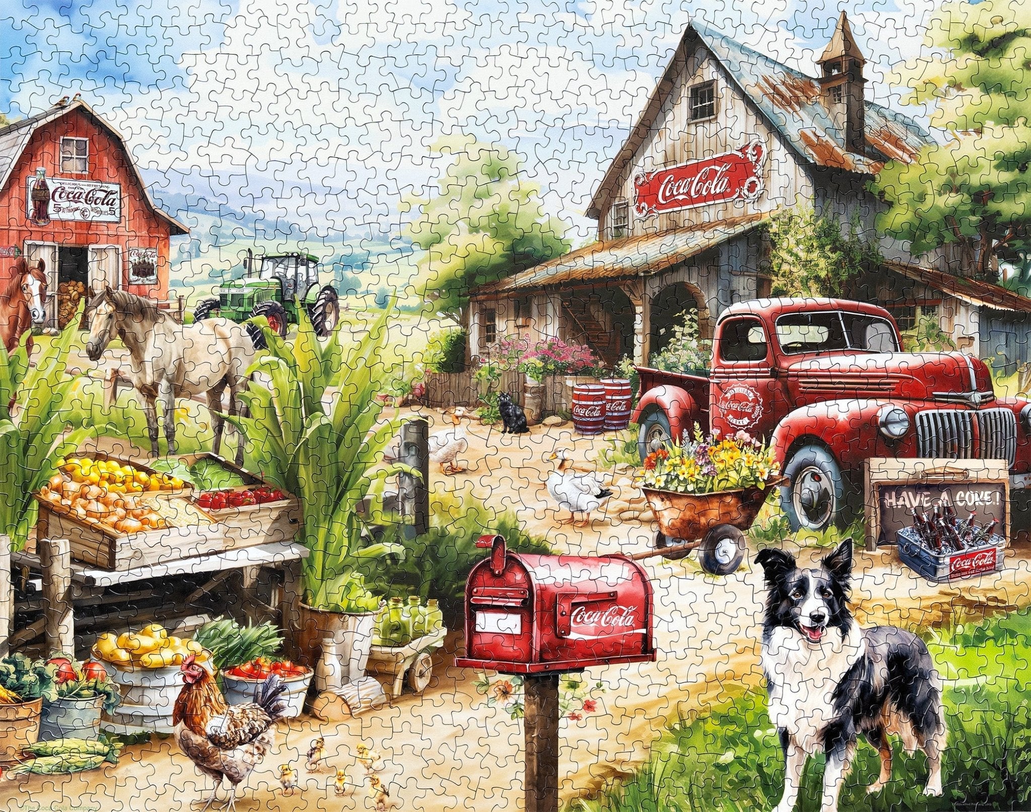 Country Side Market 1000 Piece Jigsaw Puzzle | Springbok Puzzles