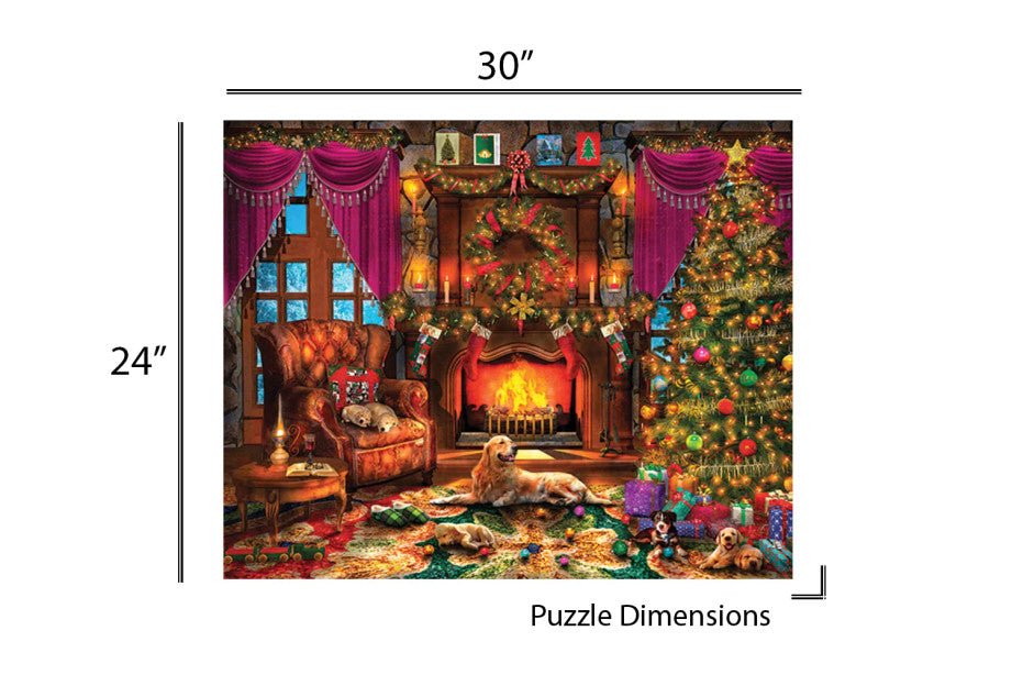 Cozy Christmas 1000 Piece Jigsaw Puzzle by Springbok Puzzles