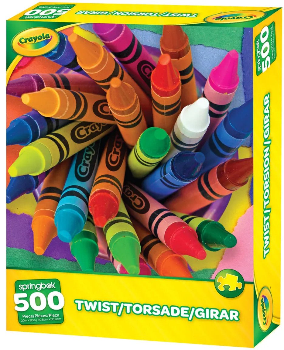 Crayola Twist 500 Piece Jigsaw Puzzle by Springbok Puzzles