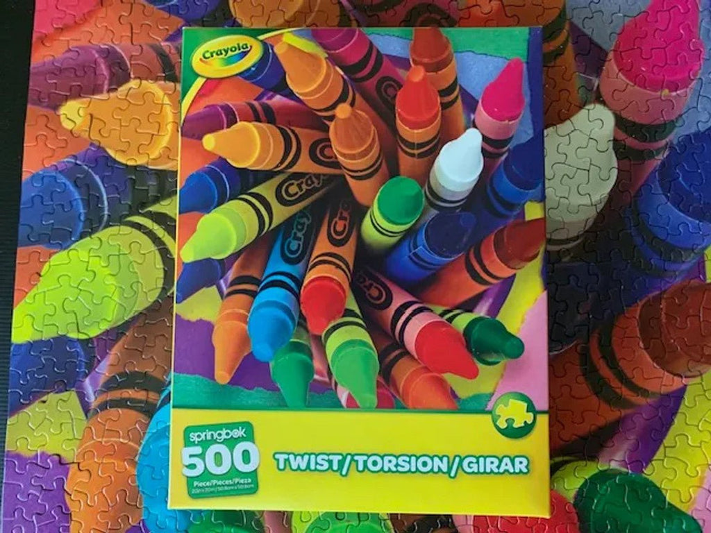 Crayola Twist 500 Piece Jigsaw Puzzle by Springbok Puzzles