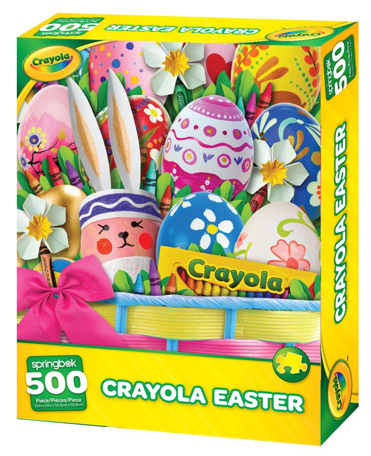 Crayola's Colorful Easter 500 Piece Jigsaw Puzzle by Springbok Puzzles
