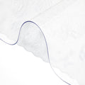 Plastic Table Cover 42 x 72 Inch, 1.5 mm Thick Clear Table Protector, Rectangle Clear Desk Mat, Waterproof & Easy Cleaning for Office Dresser Night Stand